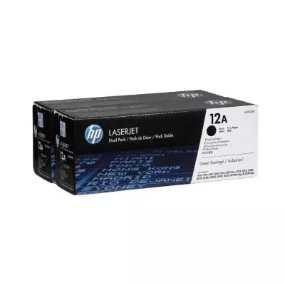 Hp 12A-Q2612AD Orijinal Toner İkili Paket - Hp