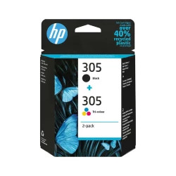 Hp 305-6ZD17AE Siyah ve Renkli Orijinal Mürekkep Kartuş Seti - 2