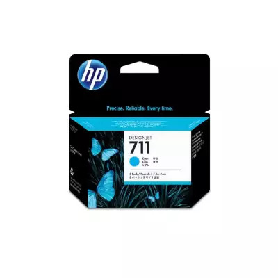 Hp 711-CZ134A Mavi Orijinal Kartuş 3Lü Paket - Hp