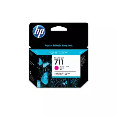 Hp 711-CZ135A Kırmızı Orijinal Kartuş 3Lü Paket - Hp