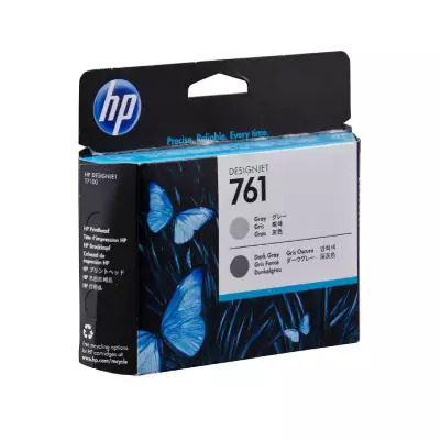 Hp 761-CH647A Orijinal Gri Ve Koyu Gri Baskı Kafası - Hp